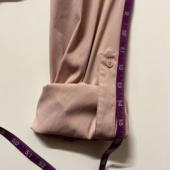 Elle Light Pink Button-Down Shirt Size M GUC - Picture 7 of 12